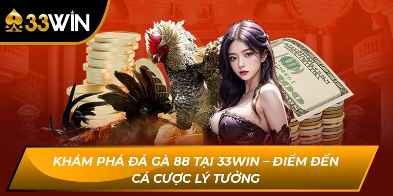 Khám Phá Đá Gà 88 Tại 33Win – Điểm Đến Cá Cược Lý Tưởng